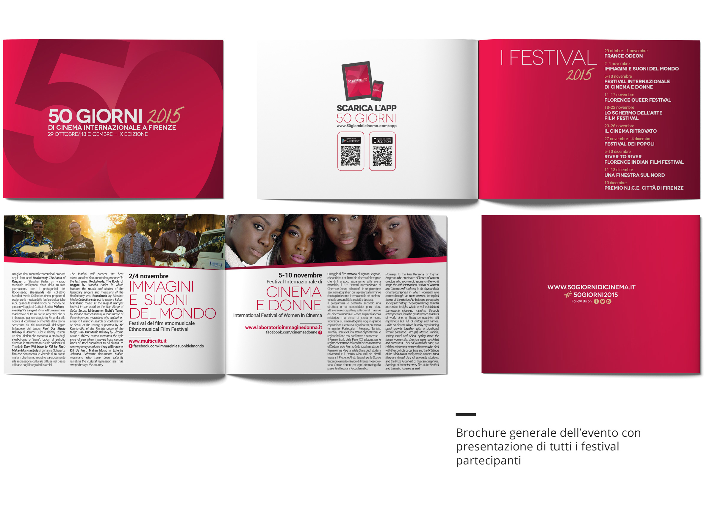 8.5×5.5” Portrait Brochure Mockup